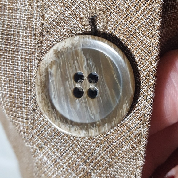 Lafayette 148 Wool Linen Blend 3/4 Sleeve Jacket - Picture 5 of 8